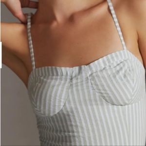 Anthropologie Seersucker Top